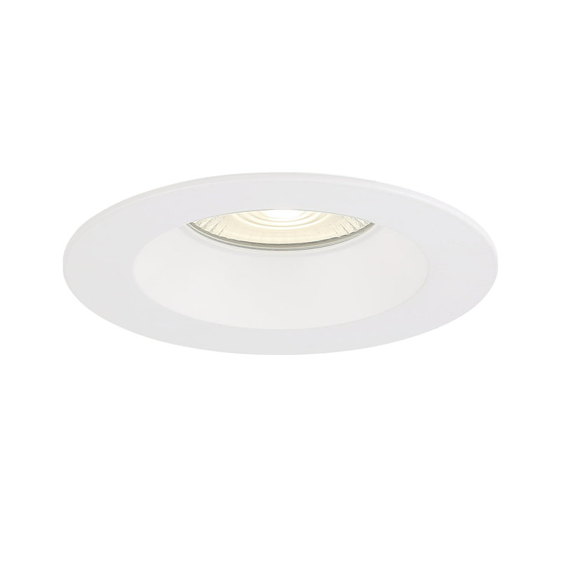 Garniture ronde 1 lumière 24W 6 po Midway - 5CCT, Blanc