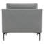 Chaise d'appoint moderne rembourrée avec coussins (ensemble de 2)-131976170