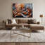 Art musical sur toile, chorale musicale et symphonie brune-843465418