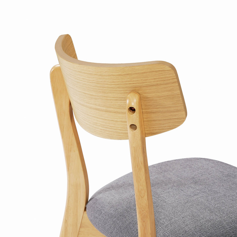 Chaises de salle à manger rembourrées Mid-Century, 2