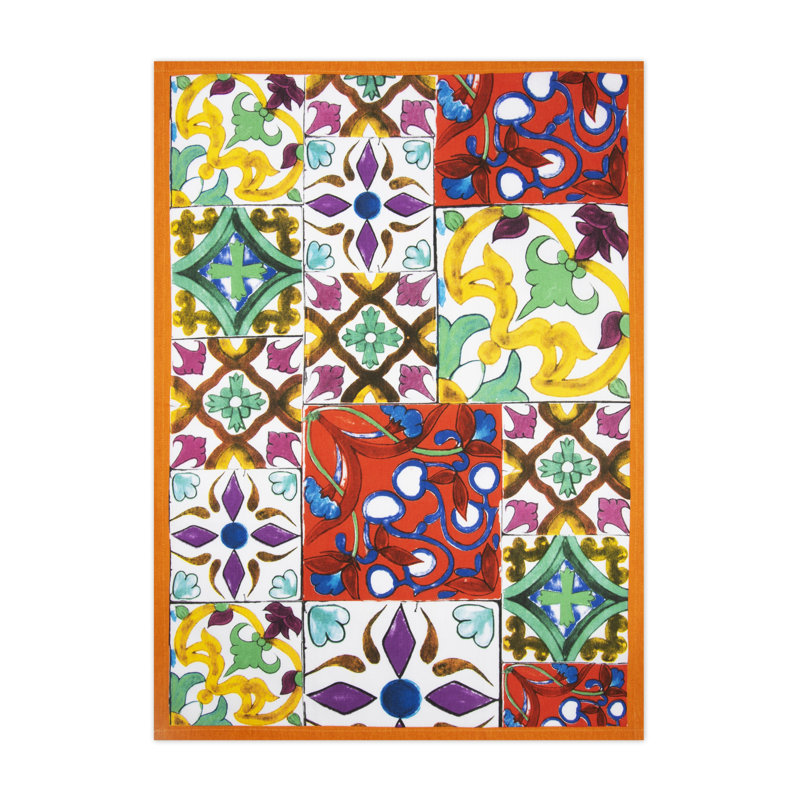 Lisbona Cotton Accent Kitchen Towel