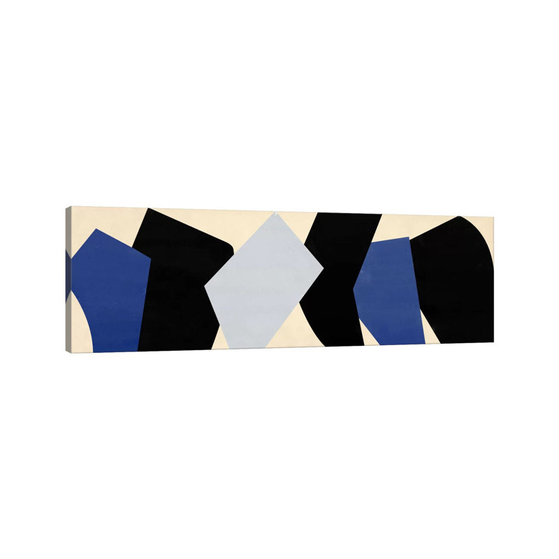 Six Chunks by 5by5collective - Wrapped Canvas Panoramic Print, 30.48 cm H x 91.44 cm W x 1.91 cm D