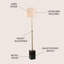 Lampe sur pied 65 "Claude