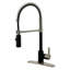 Robinet de cuisine monocommande à 1 trou à fixation sur comptoir Kingston Brass Continental-29273311