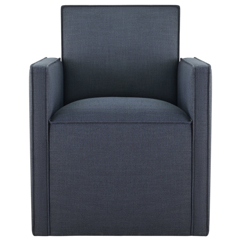 Fauteuil à roulettes Henley, Lin Effie indigo