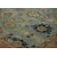 Tapis bleu en laine noué à la main 11 pi 8 po x 14 pi 10 po Oushak