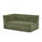 Spacious Green Modular Sectionals, Foam Chenille Upholstery For Home