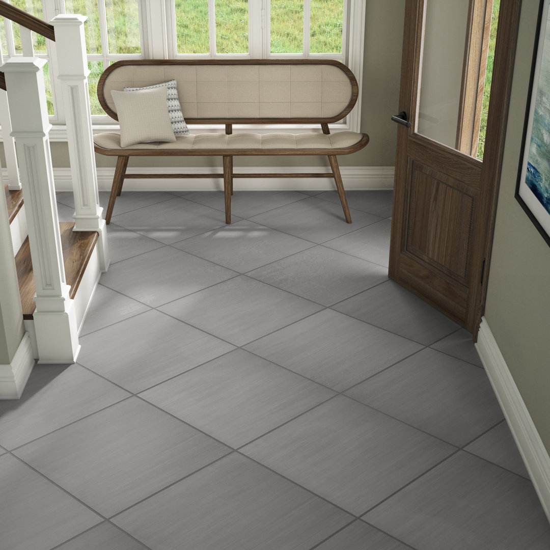 Refinery 24'' W x 24'' L Porcelain Singular Tile PIXL 