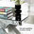 Glitzy Crystal Inlay Mirrored Console Table & Wall Mirror Set