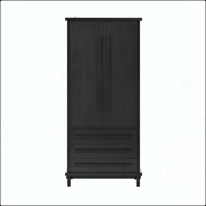 Armoire de cuisine de 70 pouces avec 2 tablettes, 6 compartiments de porte et 3 tiroirs pour un rangement et une organisation élégants