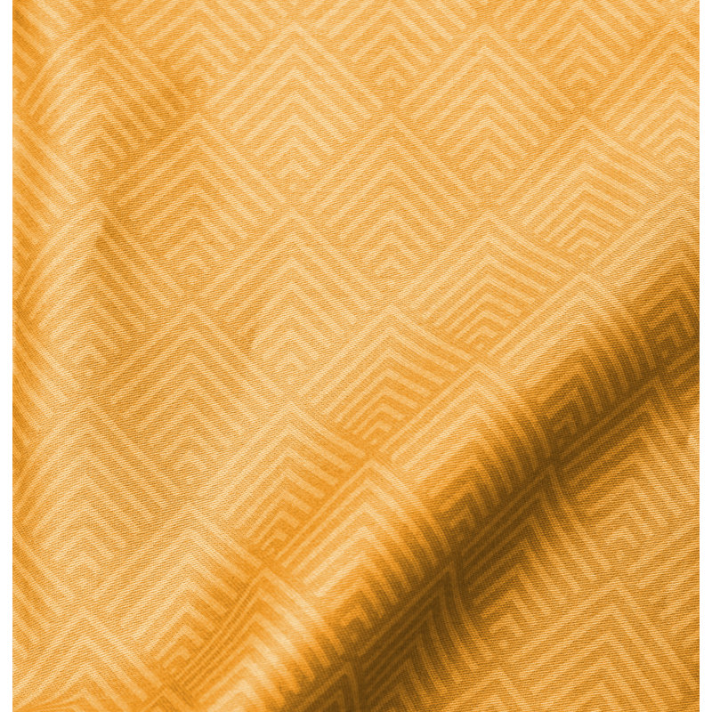 Ardingly Cotton 200 TC Duvet Cover Set, 240 x 200 cm - 2 Pillowcases (80 x 80 cm), Mustard