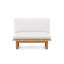Dweller Outdoor Teak Armless Lounge Chair-192730338