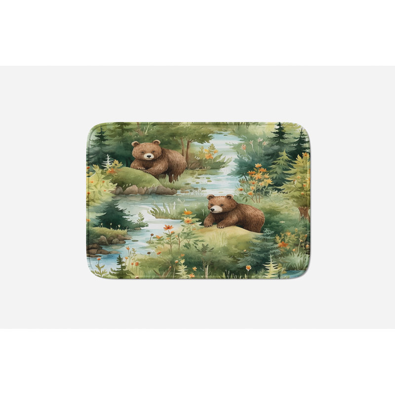 Tapis de douche et tapis de bain Woodland Bears