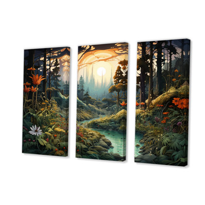 Casas - Ensemble de décoration murale forêt