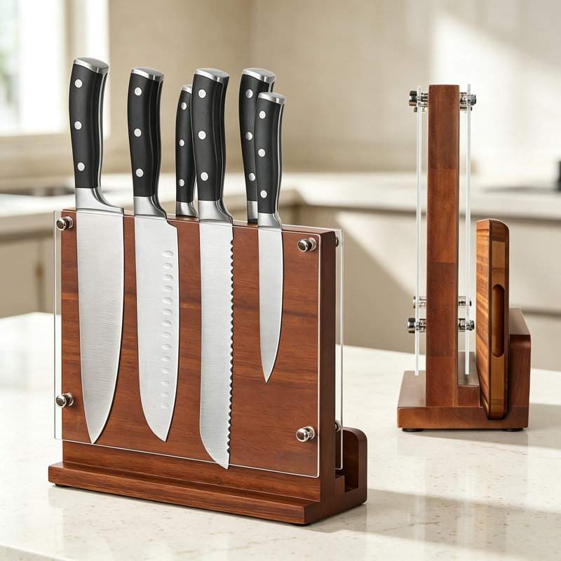Fcbnposi Magnetic Knife Block