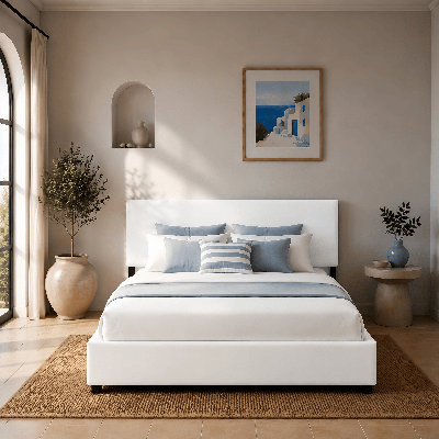 4 Drawers Storage Upholstered Bed