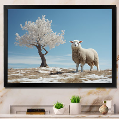 Sheep Minimalist Solitude - impression
