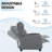 Mcghee Faux Leather Recliner-1575485099