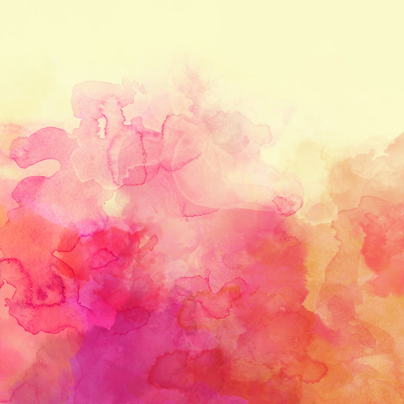 Fond aquarelle rose, H 20 po x l 20 po