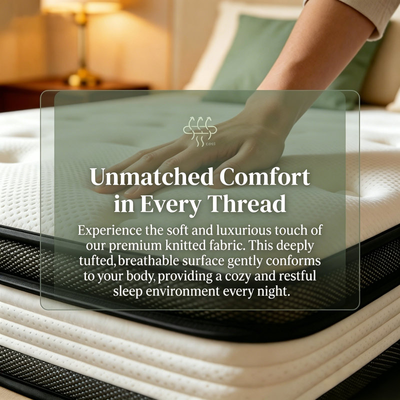 Memory Range StowGrain  1000 Pocket Memory Mattress - Medium, Kingsize (5')