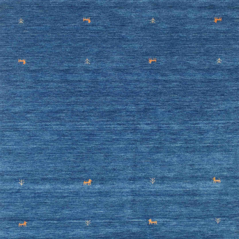 Tapis bleu, Carré 8 pi
