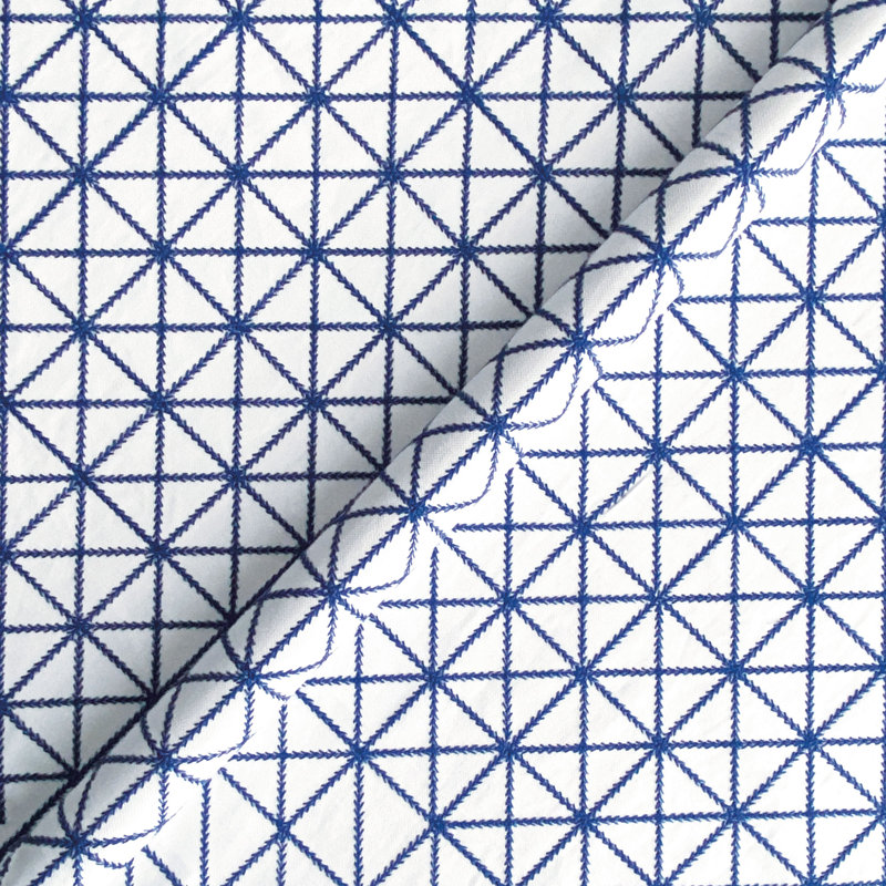 Cocobay Trammel Marine Cotton Blend Fabric