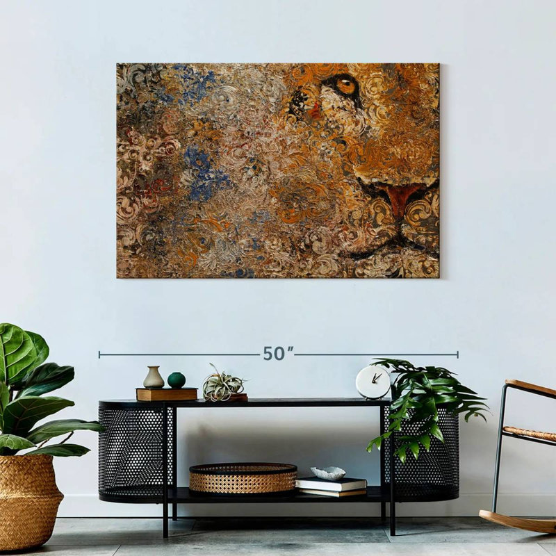 Brampt Barbary Lion, 30" H x 45" W