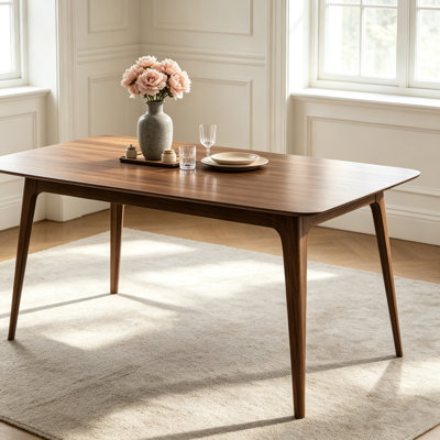 47'' W Rectangular Solid Wood Dining Table