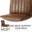Chaise d'appoint rembourrée en similicuir-657244545