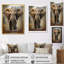 African Elephant Race Elegance II - Animals Canvas Art Print-2032289844-2032289846