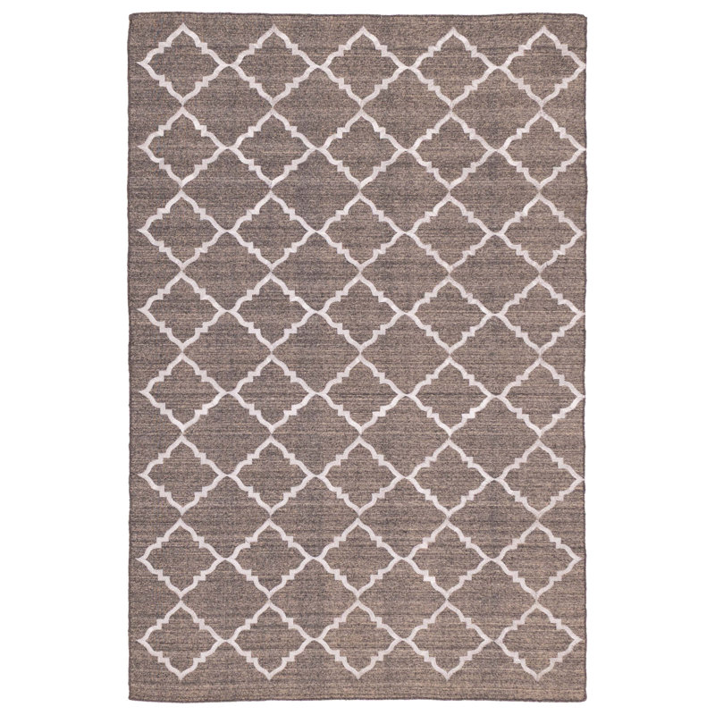 Kilim gris de Marrakech 5 pi 0 po x 7 pi 9 po