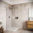 Basento 34'' x 76'' Semi-Frameless Fixed Panel with CrystalTech Treated 5/16'' Tempered, Clear Glass, Polished Chrome Hardware-120912770-120912772