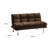 Sar 67'' Upholstered Cushioned Convertible Sofa