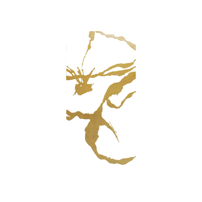 Golden Silhouette I Print by Beverly Fuller, Hand Painting