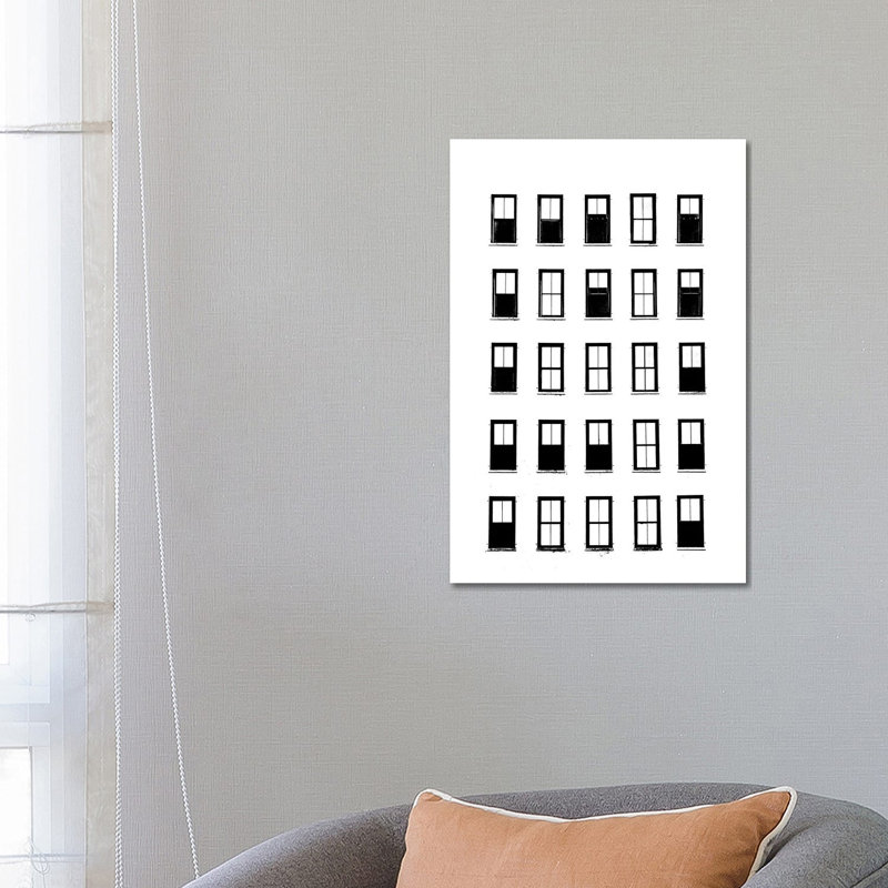 NYC In Pure B&W III by Jeff Pica - Wrapped Canvas Gallery-Wrapped Canvas Giclée, 66.04 cm H x 45.72 cm W x 1.91 cm D