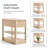  23.6" End Table with Storage and Charging Station