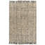 Tapis gris / beige tissé à plat à la main Bedivere-314234704
