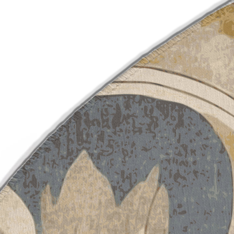 Tapis intérieur et extérieur Vibrant Dash, Rond 5 pi
