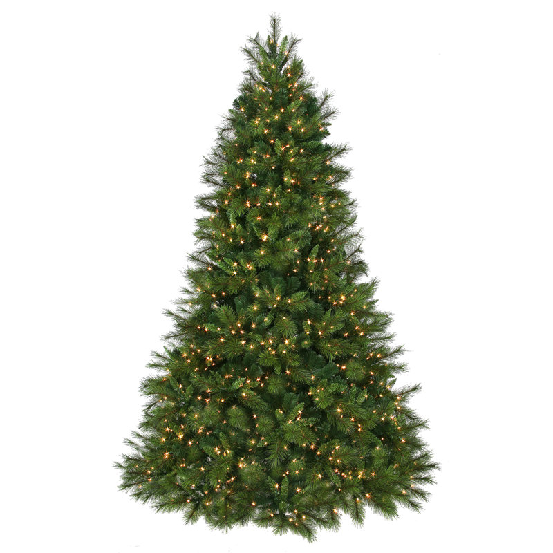 90' H Lighted Artificial Christmas Tree
