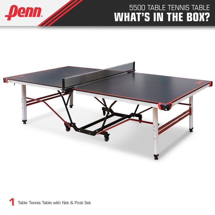 Table de tennis/ping-pong pliable EastPoint 2500 avec filet et rangement  intégré