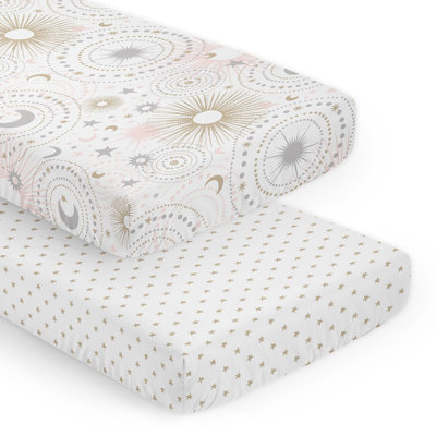 Celestial 2 - Piece Standard Crib Sheet Set