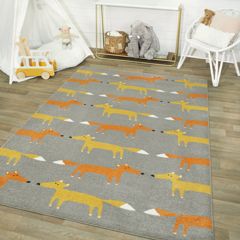 Hande Rug, Rectangle 3'11" x 5'7", Blue