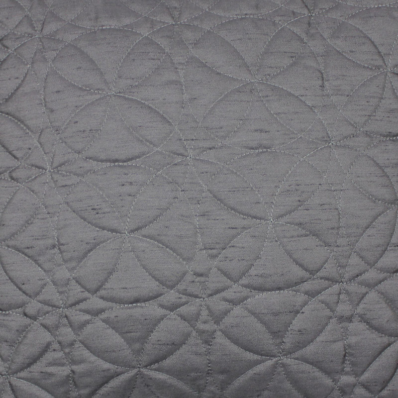 Bloxom Square Cushion Cover, Charcoal Grey, 60 x 60cm