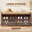 6 Pair Shoe Storage Bench