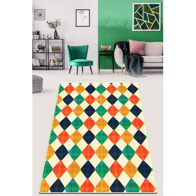 Antibacterial Hall Carpet, 3.3 x 4.9 Feet | 100% Polyester, 0.4 in Pile Height, Non-Slip Felt Dot Underside | Machine Washable, 700 GSM | Perfect for Living Room, Bedroom, and Entryways, Stylish & Functional Design