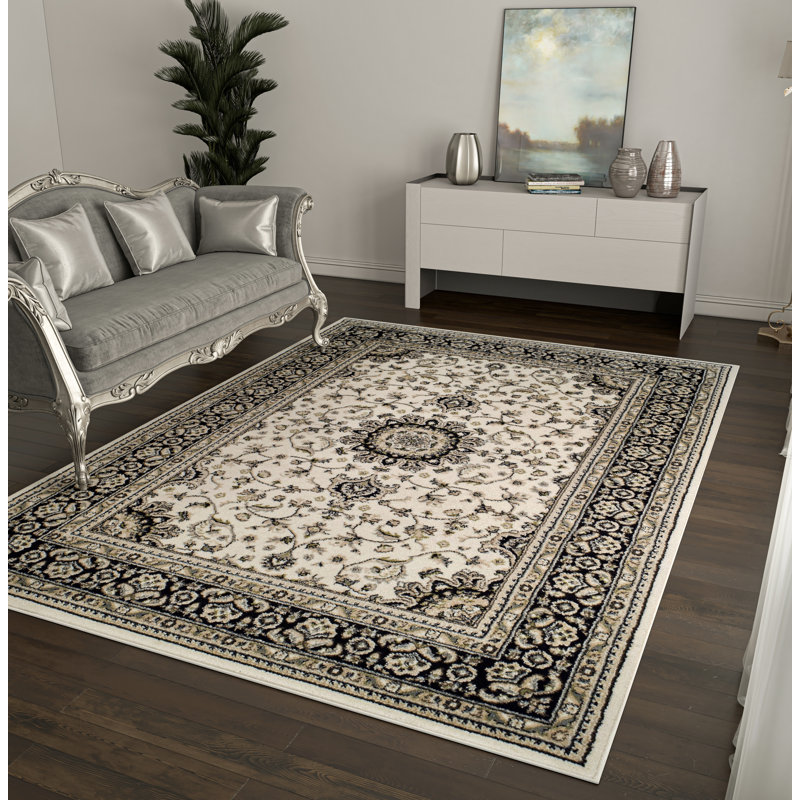 Tapis modernes Bev-26 pour le salon, Rectangle 4 pi x 5 pi