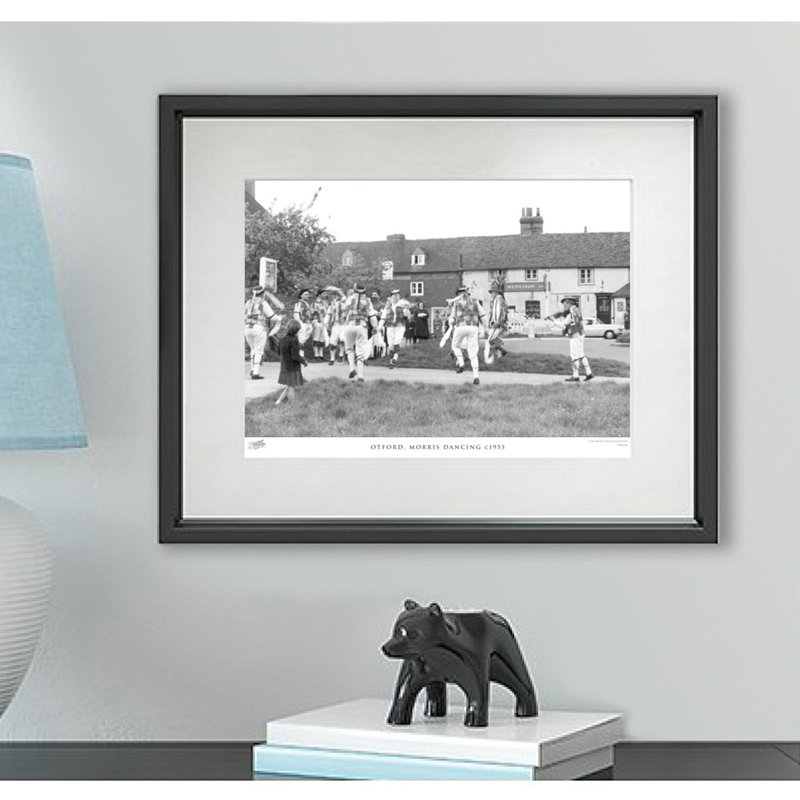 Otford, Morris Dancing On The Green C1955 by Francis Frith - Single Picture Frame Print, 40cm H x 50cm W x 2.3cm D