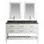 Ensemble de meuble-lavabo de salle de bain double 72 po avec miroir Highland Creek