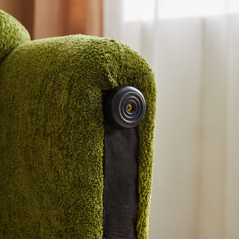 Causeuse en velours 59 places à 2 places 59,06 po avec base de rangement, coussins amovibles, pieds en caoutchouc anti-égratignures pour petits espaces