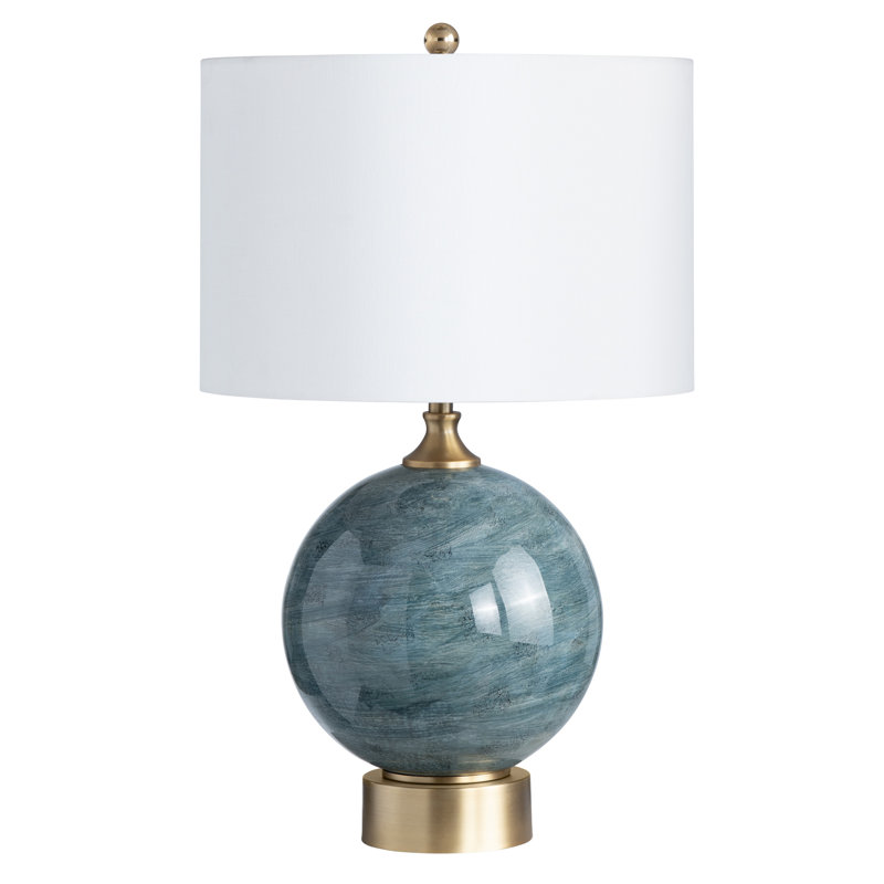Lampe de table en verre